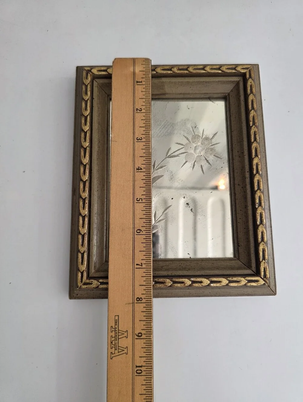 Vintage Etched Mirror